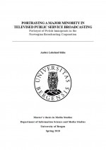 Portraying a Major Minority in Televised Public Service Broadcasting