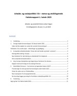 Arbeids- og sosialpolitikk i EU &ndash; status og utviklingstrekk 1. halv&aring;r 2023